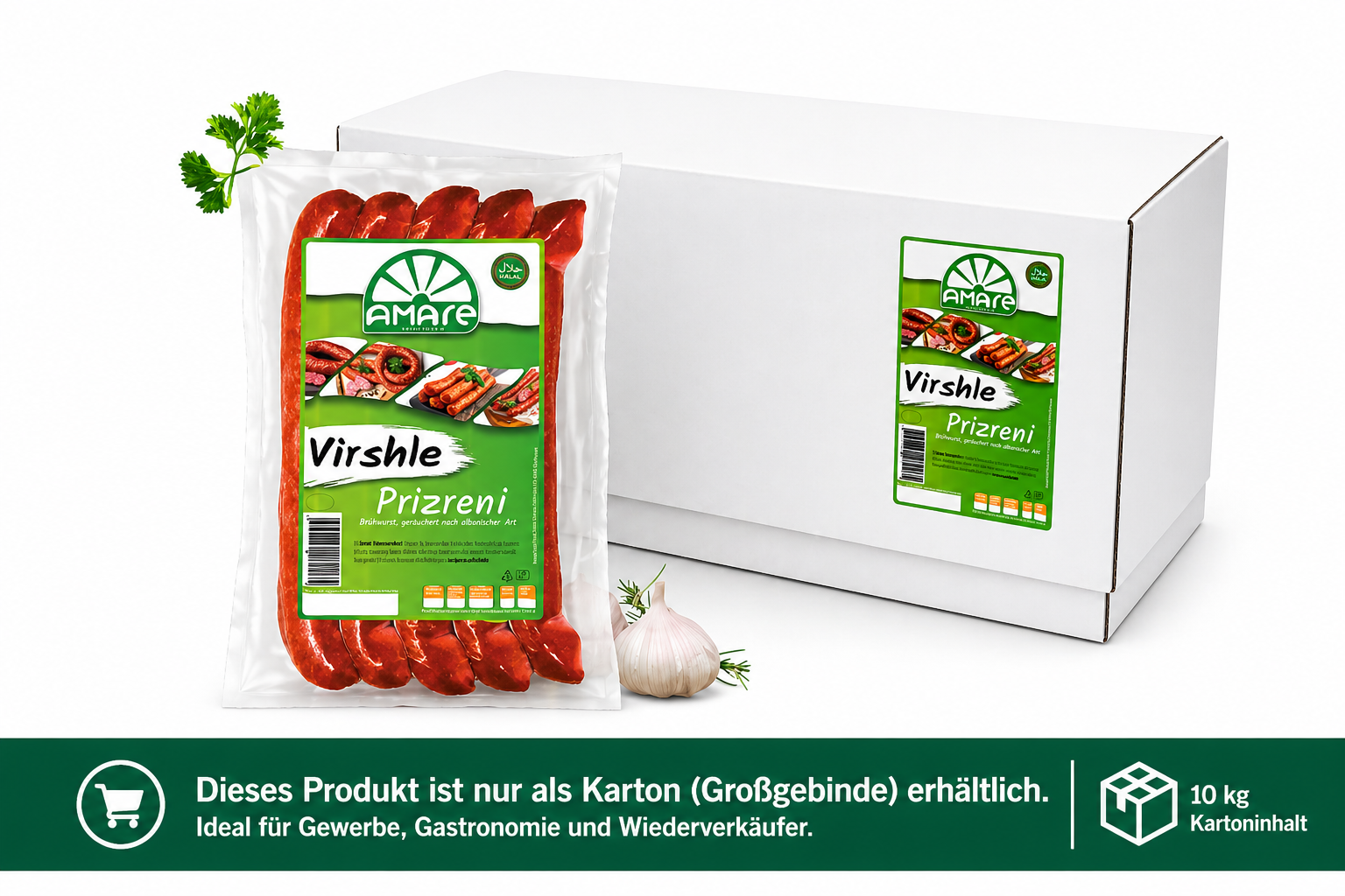 Virshle Prizreni 20x0,5kg Karton