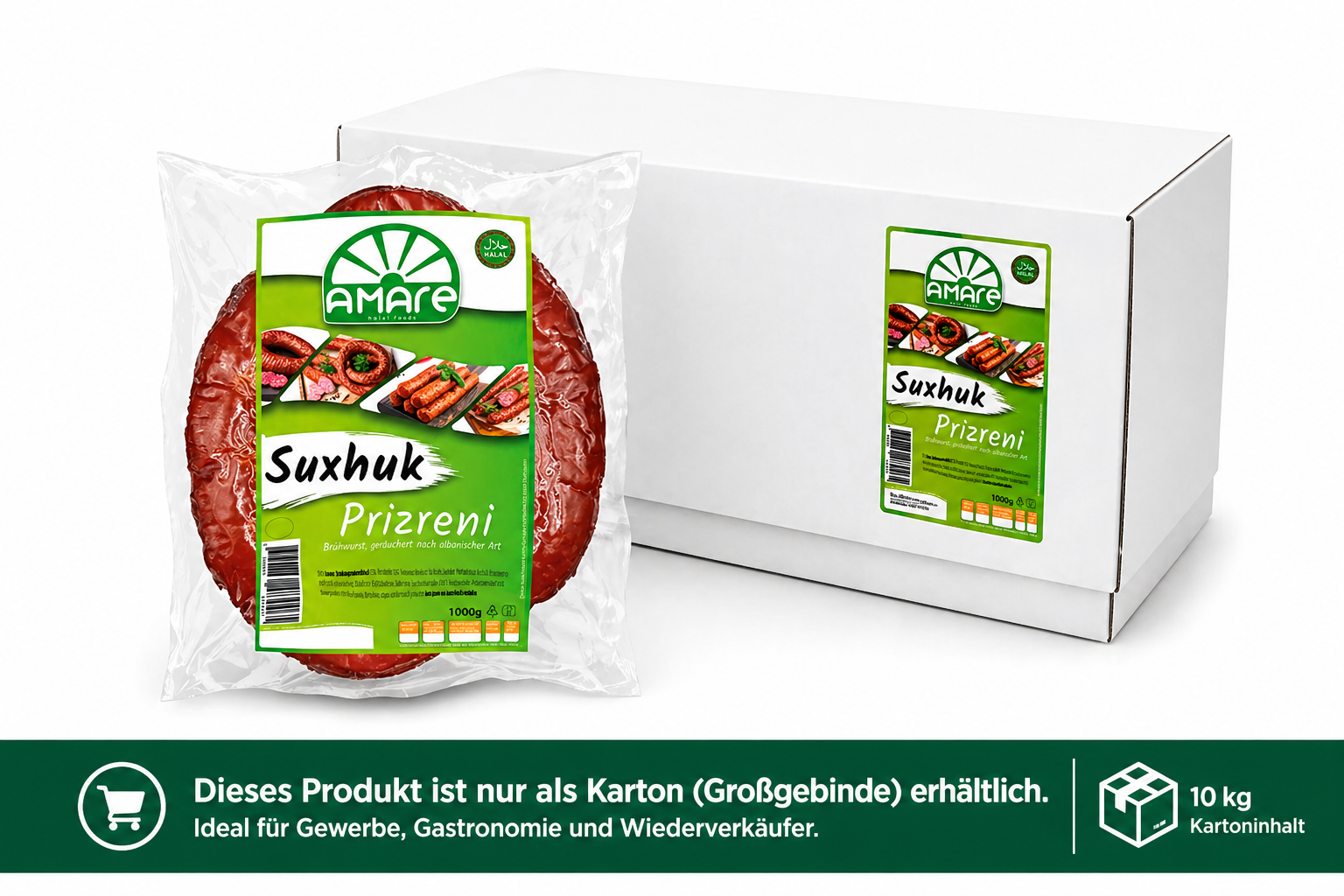 Suxhuk Prizreni Ringe 10x1kg Karton